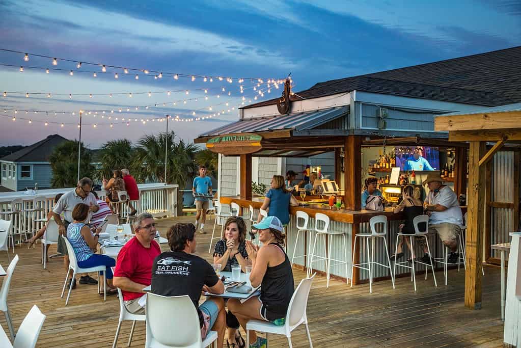 Jinks Creek Waterfront Grille Patio and Outdoor Bar Ocean Isle