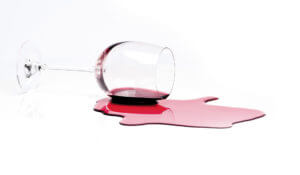 Spilled Red Wine