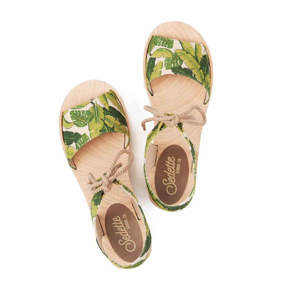 Vintage Palm Sandals by Sedette Sandal Company.