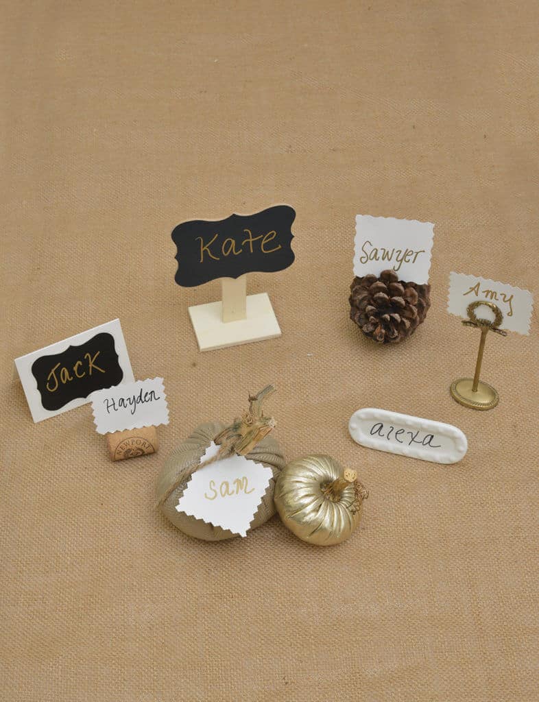 Examples of placecards