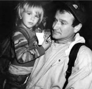 Robin Williams with his son Zak