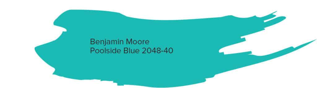 Benjamin Moore Poolside Blue