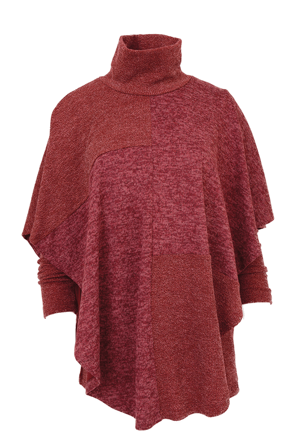 Pure Essence sweater cape tunic