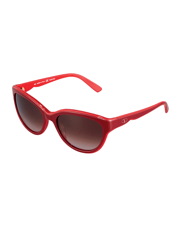 Valentino red sunglasses