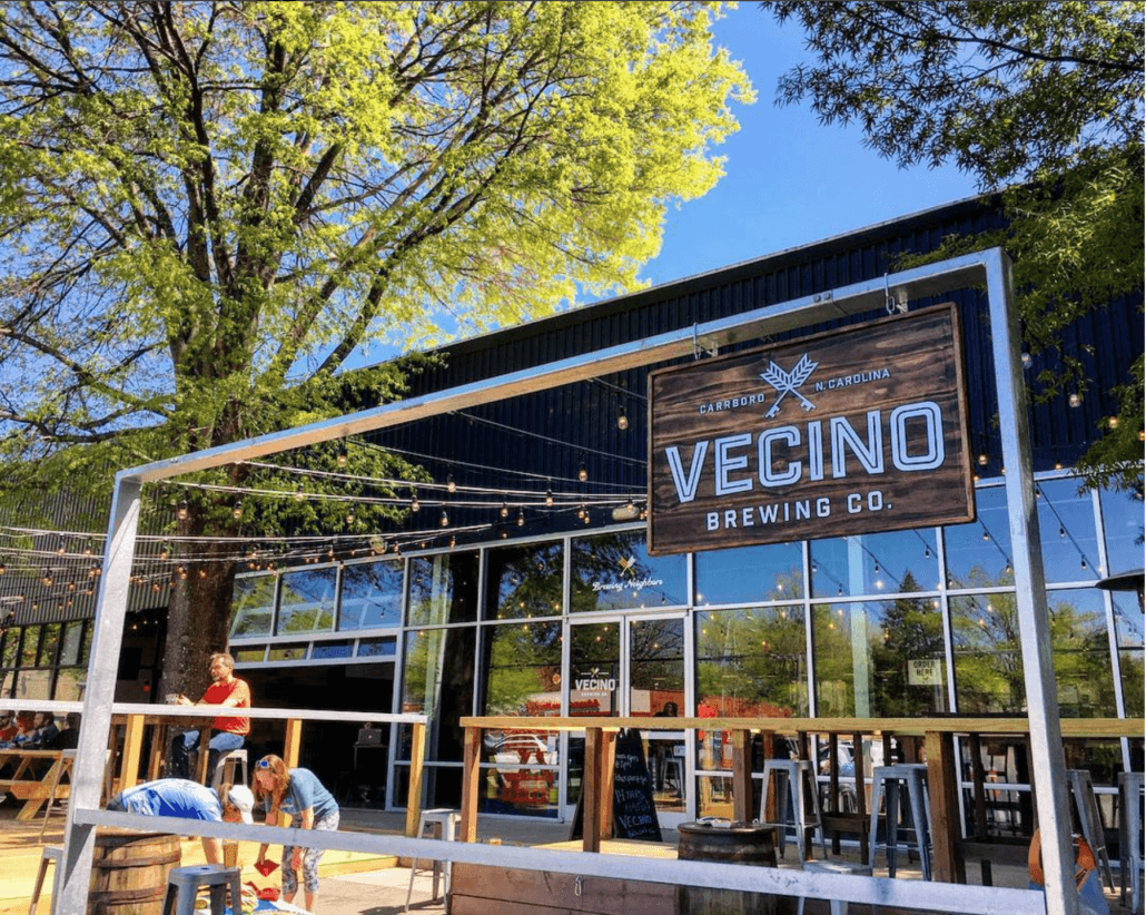 Vecino Brewing Company in Chapel Hill.