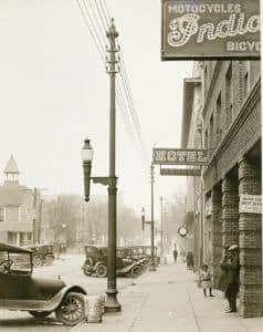 A 1926 photo of Hargett Street