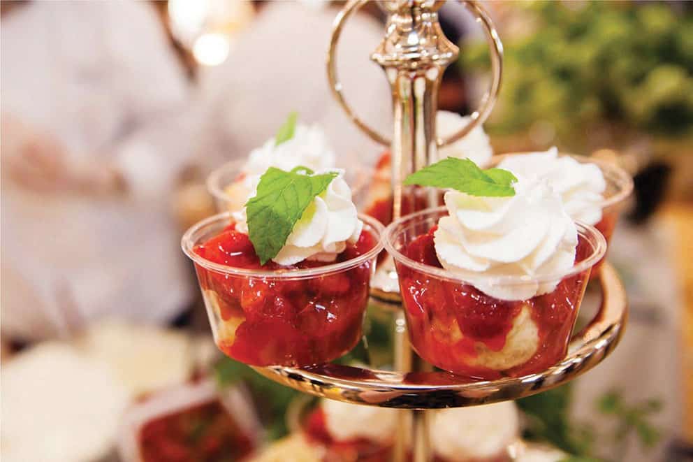Strawberry shortcake dessert