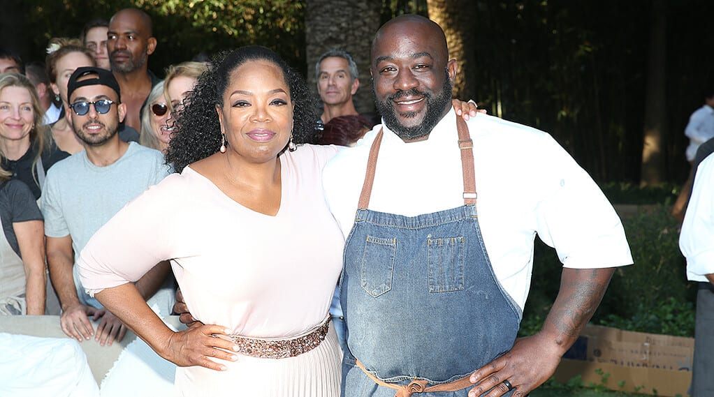 Chef Kenny Gilbert and Oprah