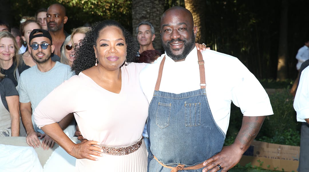 Chef Kenny Gilbert and Oprah