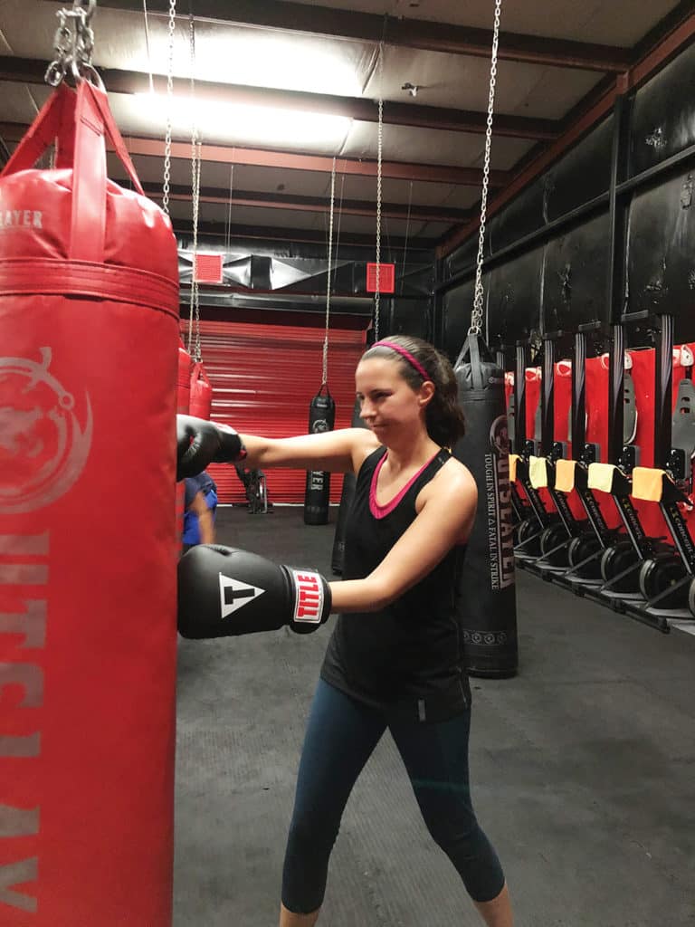 Writer Tracy Jones test drives cardio boxing