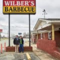 Willis Underwood and Wilber Shirley at Wilber's Barbecue