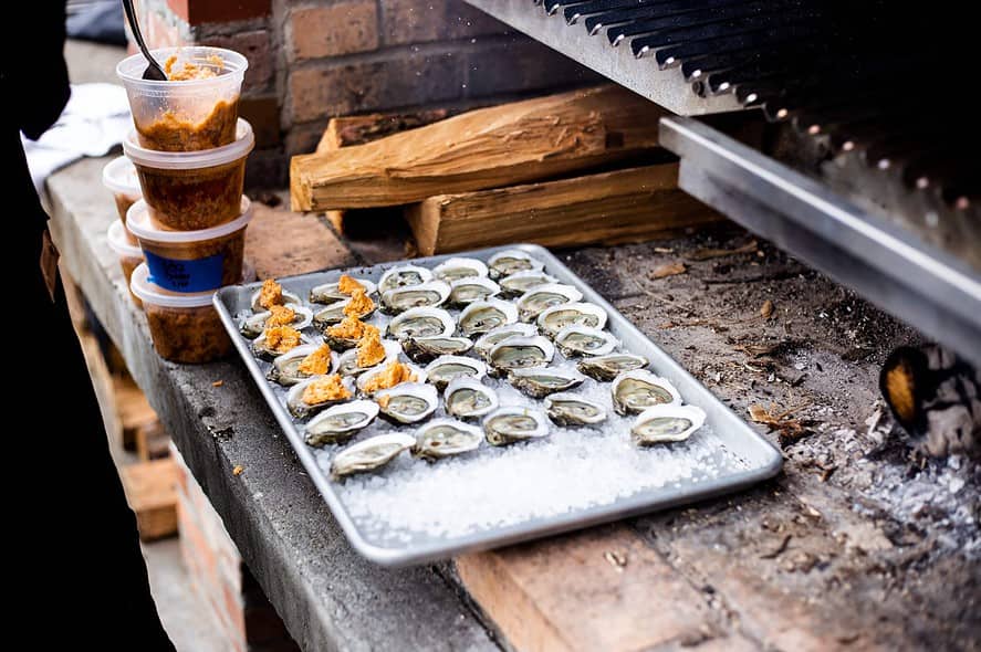 Lawrence Barbecue oysters